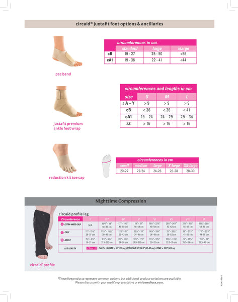 LTA Size Chart Sheet