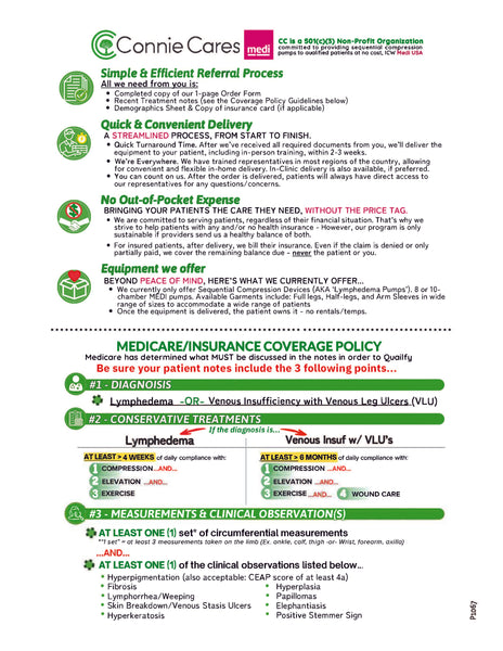 CONNIE CARES ORDER FORM (25/PAD)