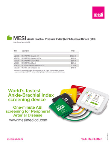 MESI Price List