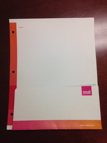 SINGLE POCKET EXPANDABLE LIT INSERT-FOR 3 RING BINDER
