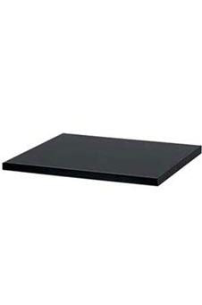 24"x12" Black Melamine Shelf (Brackets are P0719 x 2)