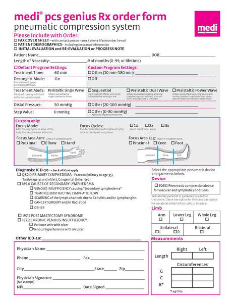 GENIUS/BRIO ORDER FORM (25pg PAD)