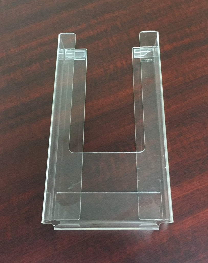 CLEAR TRIFOLD HOLDER FOR SLATWALL